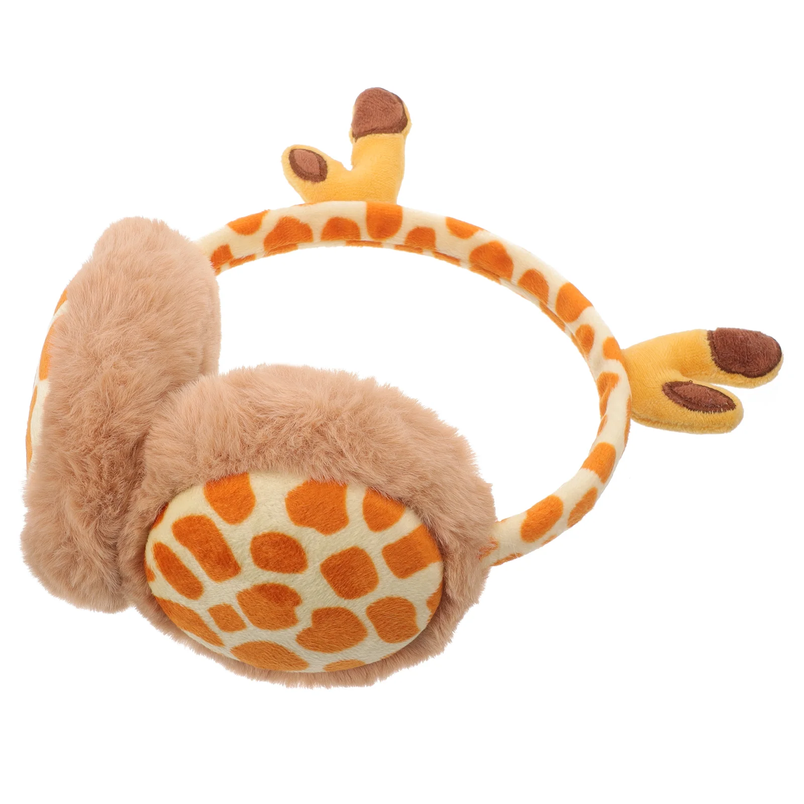 Funda de diadema de protección de invierno de felpa para niños para invierno niña esponjosa