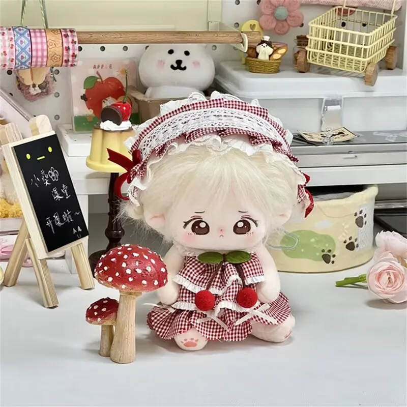 The new 20cm baby clothing "Cream Cherry Pie" set of cotton doll dress-up clothes is a super cute doll set