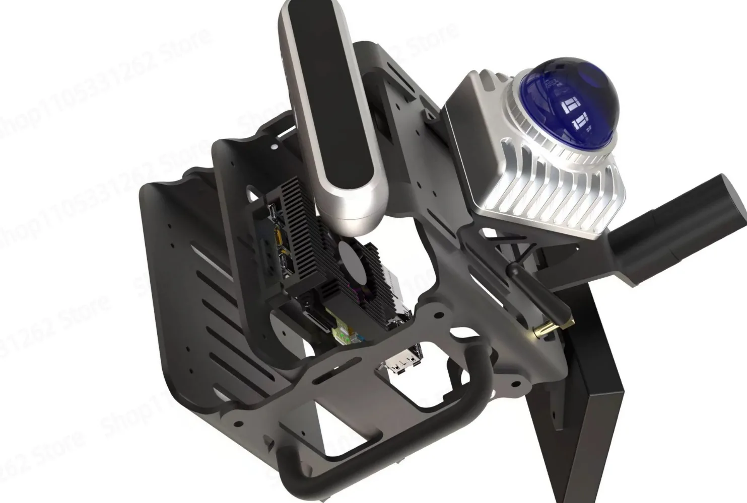 FAST-LIO2 Mount Holder Handheld SLAM Scanner 3D Structure Integration