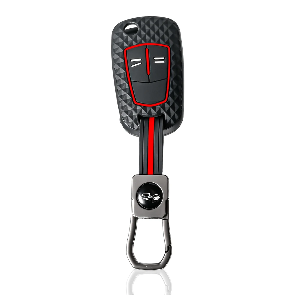 Silicone Car Keychain Key Case Cover For Opel Vauxhall Astra H J Corsa D Vectra C Zafira Astra Vectra Signum Ring Key Fob Caps
