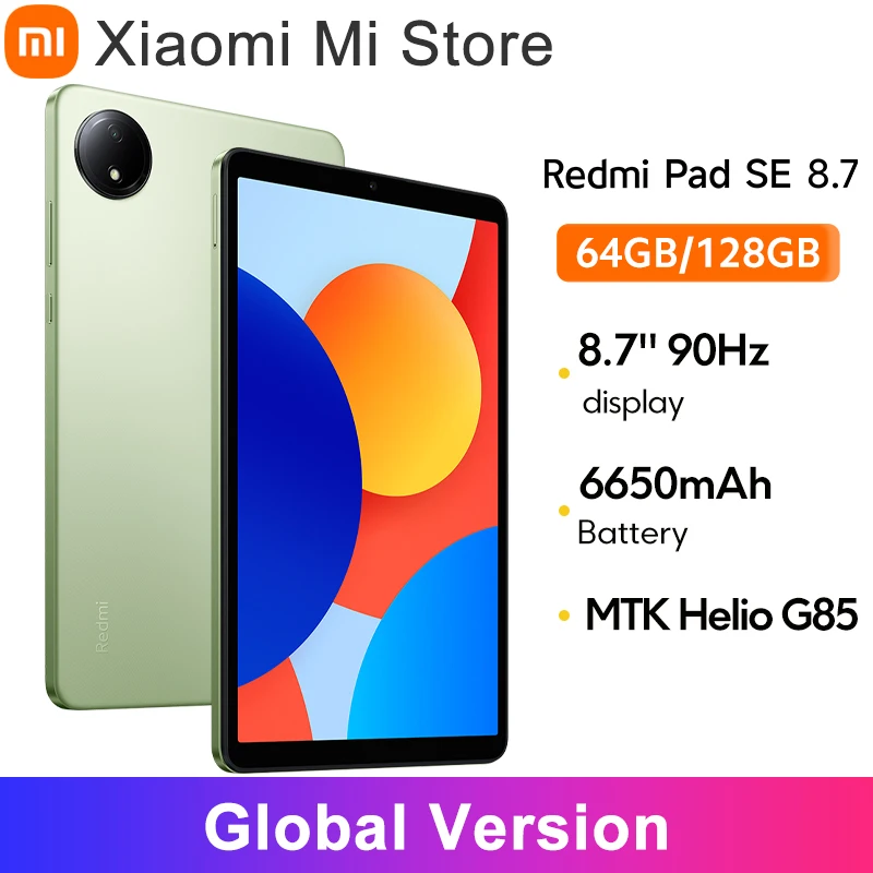 الأصلي Xiaomi Redmi Pad SE 8.7 64GB 128GB MediaTek Helio G85 90HZ 8.7 