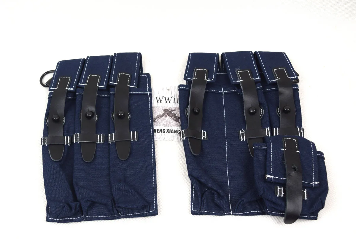 

Cosplay German MP38 MP40 Ammo Ammunition Magazine Pouch Blue