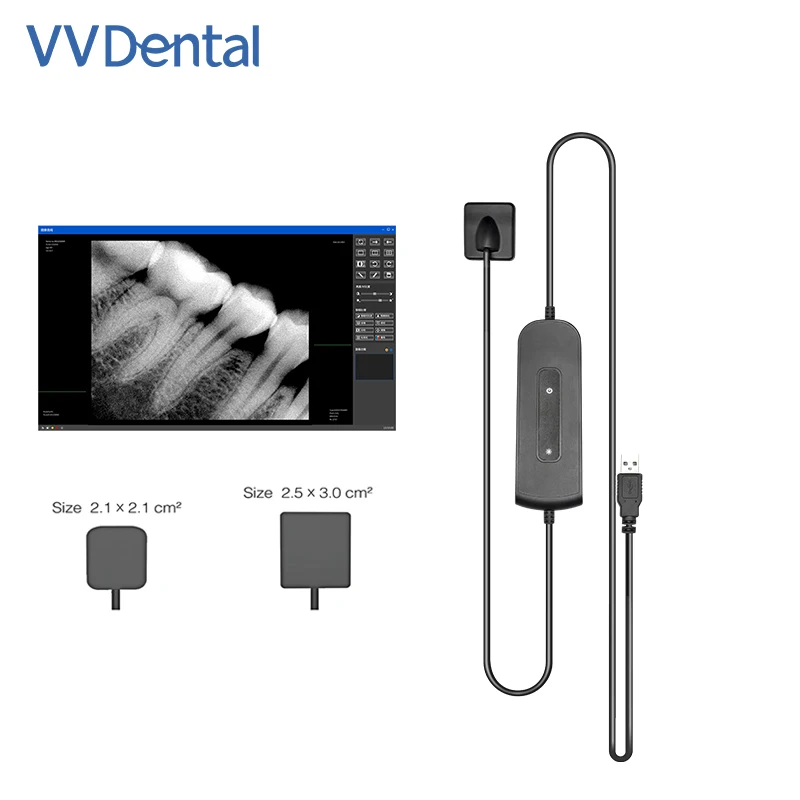 

Портативный стоматологический датчик рентгеновского излучения VVDental RVG X-RAY Стоматологическая Интраоральная система изображения HDR Датчик USB быстрое изображение