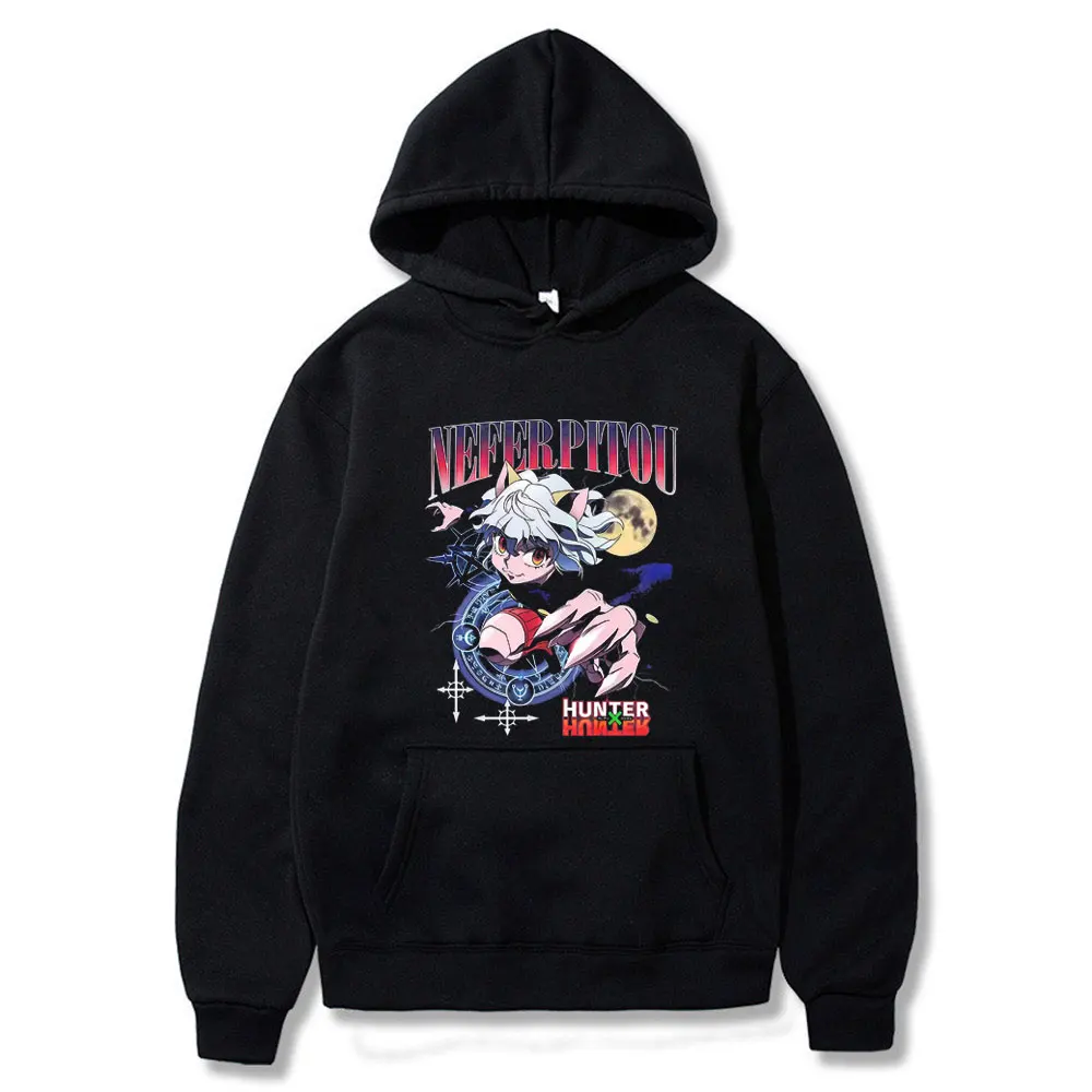 

Anime Hunter X Hunter Nephelpito Graphic Hoodie Men Women Casual High Quality Fleece Sweatshirt Male Fashion Oversized Hoodies