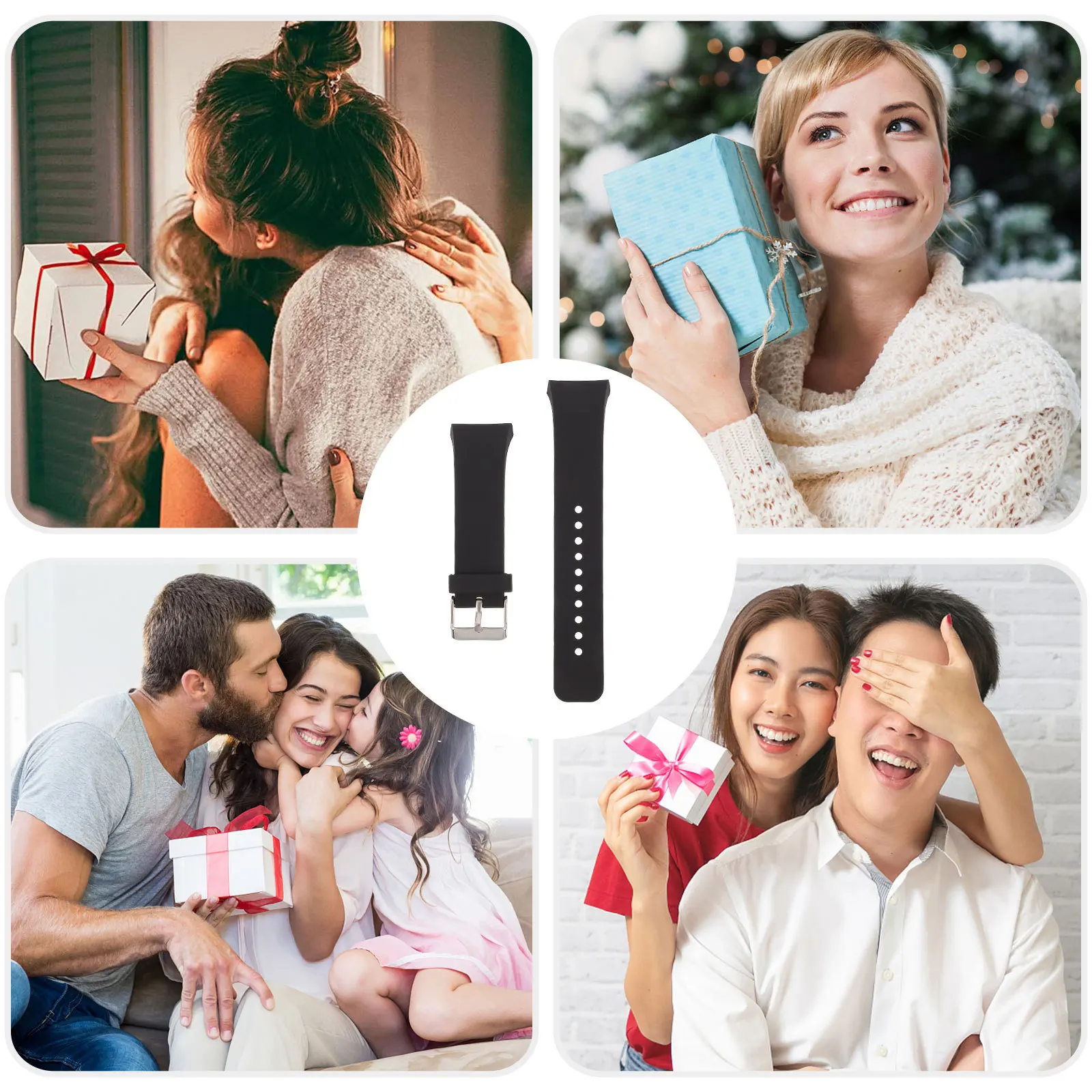 

Stylish Silicone Watch Strap Compatible with Galaxy - Tough Lightweight Replacement Band for Men Women in Any Occasion