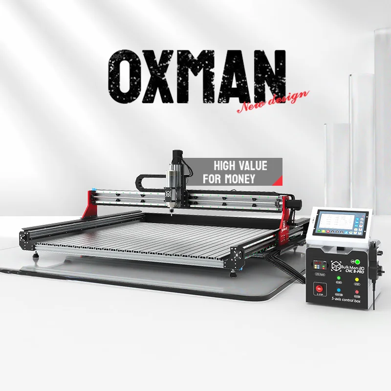 

OXMAN CNC Router Machine Full Kit Precise 1610 Ball Screw Drive Industrial CNC Engraver for Wood Matel Acrylic Cutting BulkMan3D