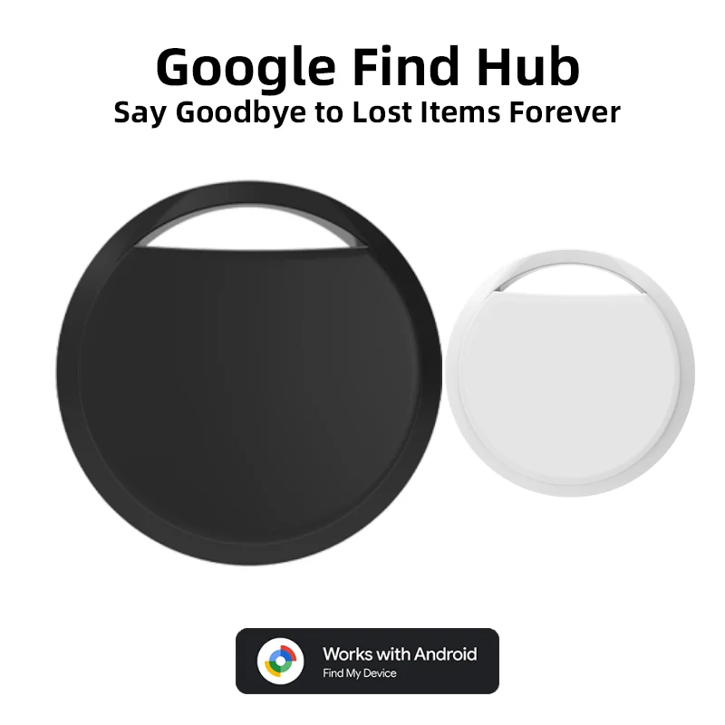 

Smart tag tracker for Android Find My Device works with Xiaomi Samsung Motorola OPPO Vivo phones Find Keys Wallet Pets easily