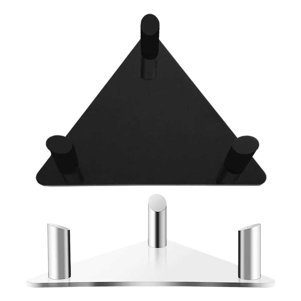 

2pcs Football Triangle Stand Acrylic Material Home Use Basketball Football Display Stands Volleyball Display Rack Fitness