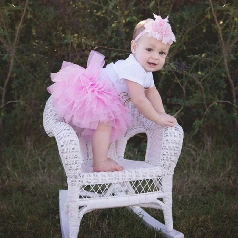 Baby Girls 1 year birthday Tutu Dress Toddler Girls 1st Birthday Party Christening Outfits Princess Costumes for 12 months Girls