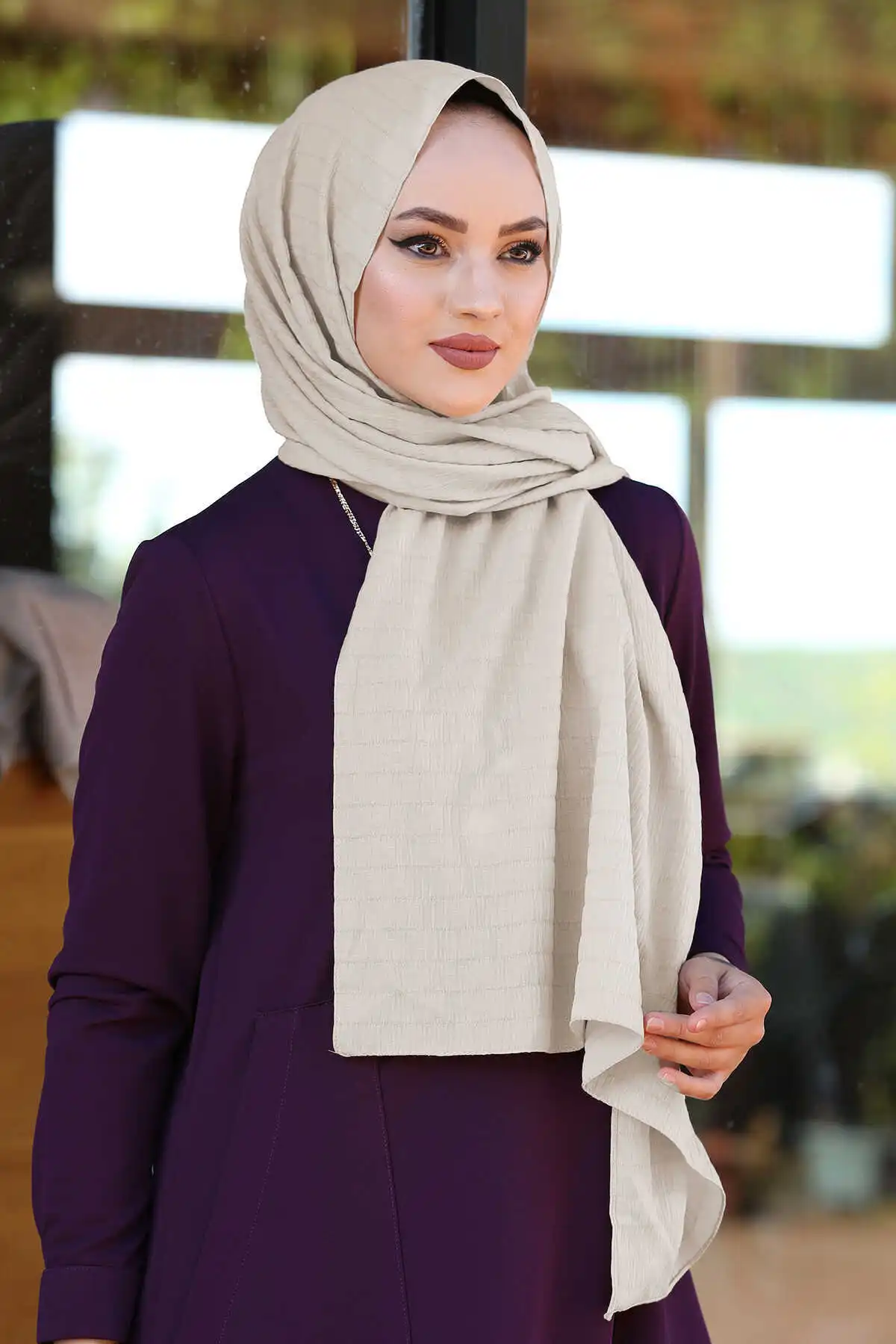 Women Shawl Scarf Modern Islamic Muslim Women 'S Head Scarf Hijab for Women Islamic Hijab scarf Turbans Bayan