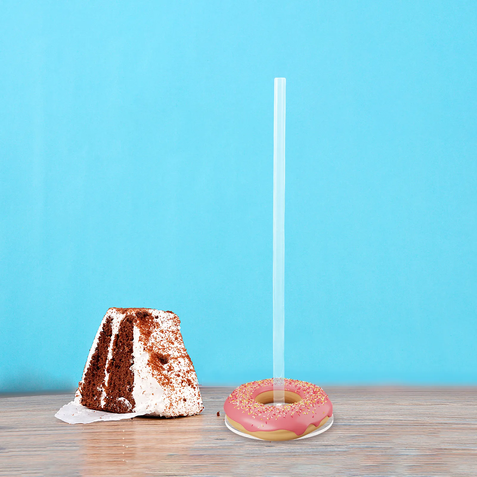 4Pcs Acrylic Donut Tower Clear Bagel Holder Stand Dessert Table Wedding Birthday Shower Christmas Party Acrylic Donut Stand