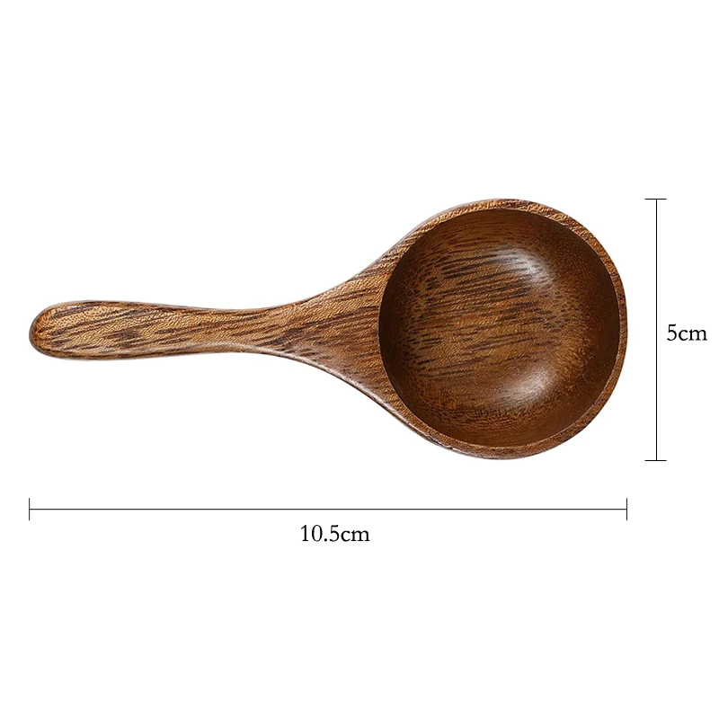 30ml Wooden Measuring Spoon Coffee Scoop Sugar Milk Powder Ground Coffee Spoon Measuring Scoop Kitchen Tools Coffee Accessories