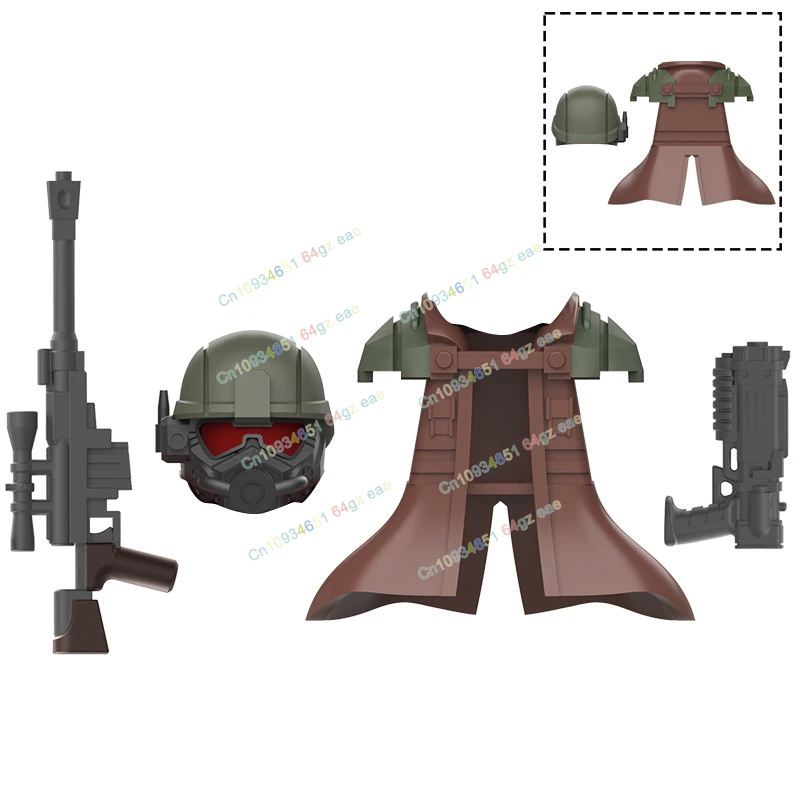 Regali del festival di Natale Gioco Soldati Action Figures MY711 MY712 MY713 MY714 Building Blocks Accessori Giocattoli Regali per bambini