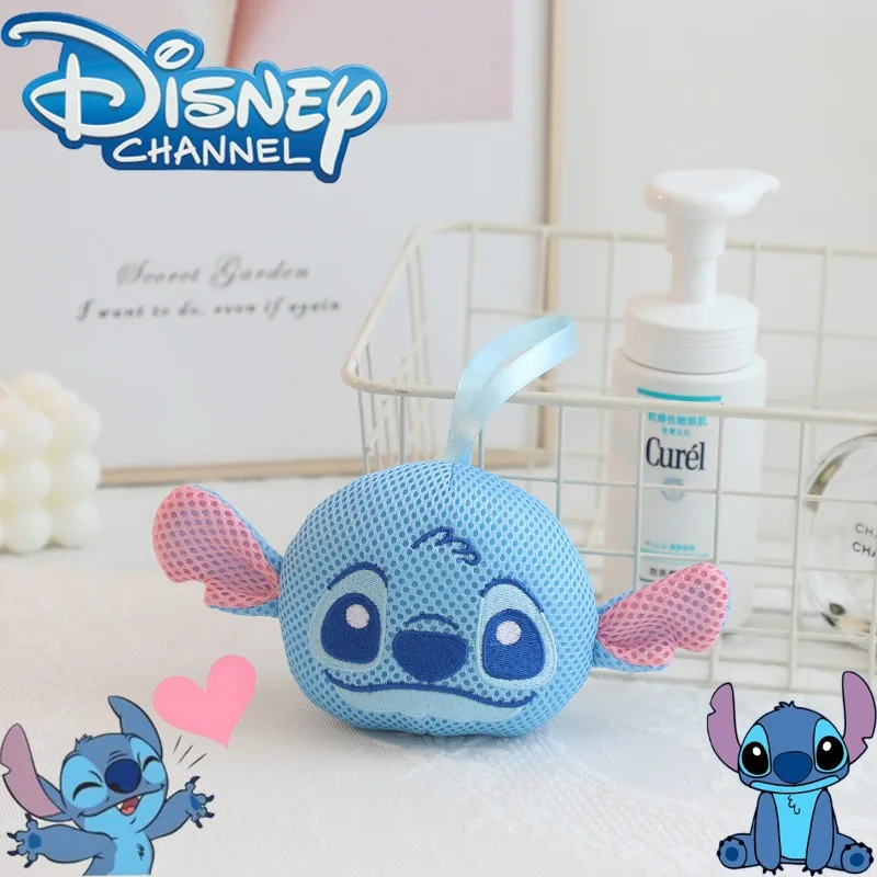 

Disney Stitch Bath Ball Cartoon Cute Anime Figure Winnie Pooh 3D Bath Flowers Bathroom Soft Foaming Bath Ball Home Supplies Gift
