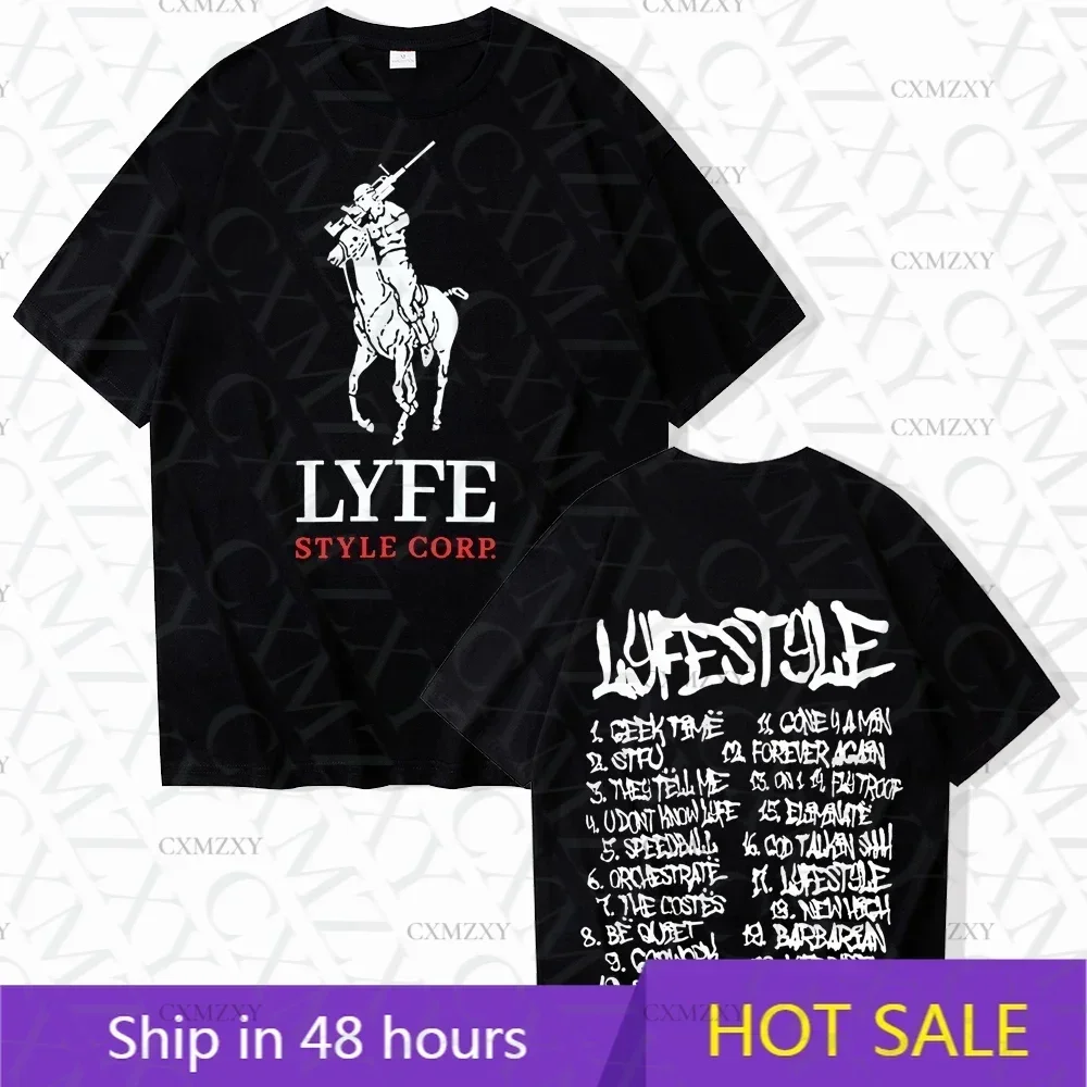 Yeat Lyfestyle  T-shirt Man Women Harajuku O-neck Summer Casual Shirt
