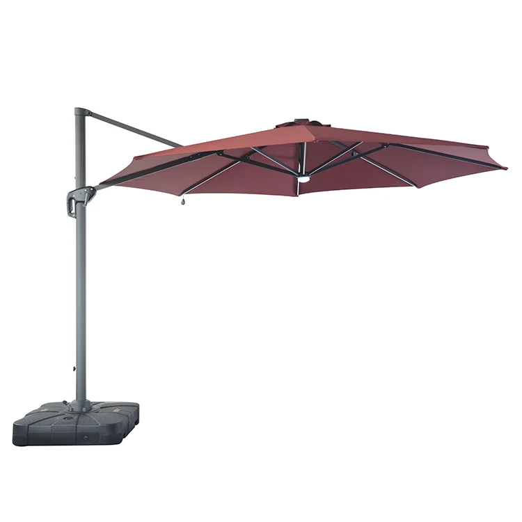 Best Selling High Quality 300cm Double Windproof Outdoor Table Garden Umbrella