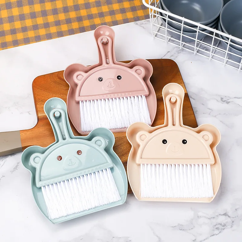 

Cartoon Cleaning Brush Small Broom Dustpans Set Desktop Sweeper Garbage Cleaning Shovel Table Household Cleaning Tools