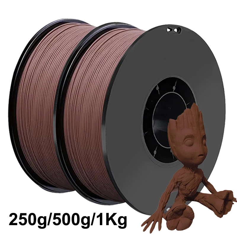 

250 г 500 г 1 кг черное дерево PLA 3D-принтер нить 1,75 мм вишневое дерево материалы для 3D-печати Pla Ebony wood