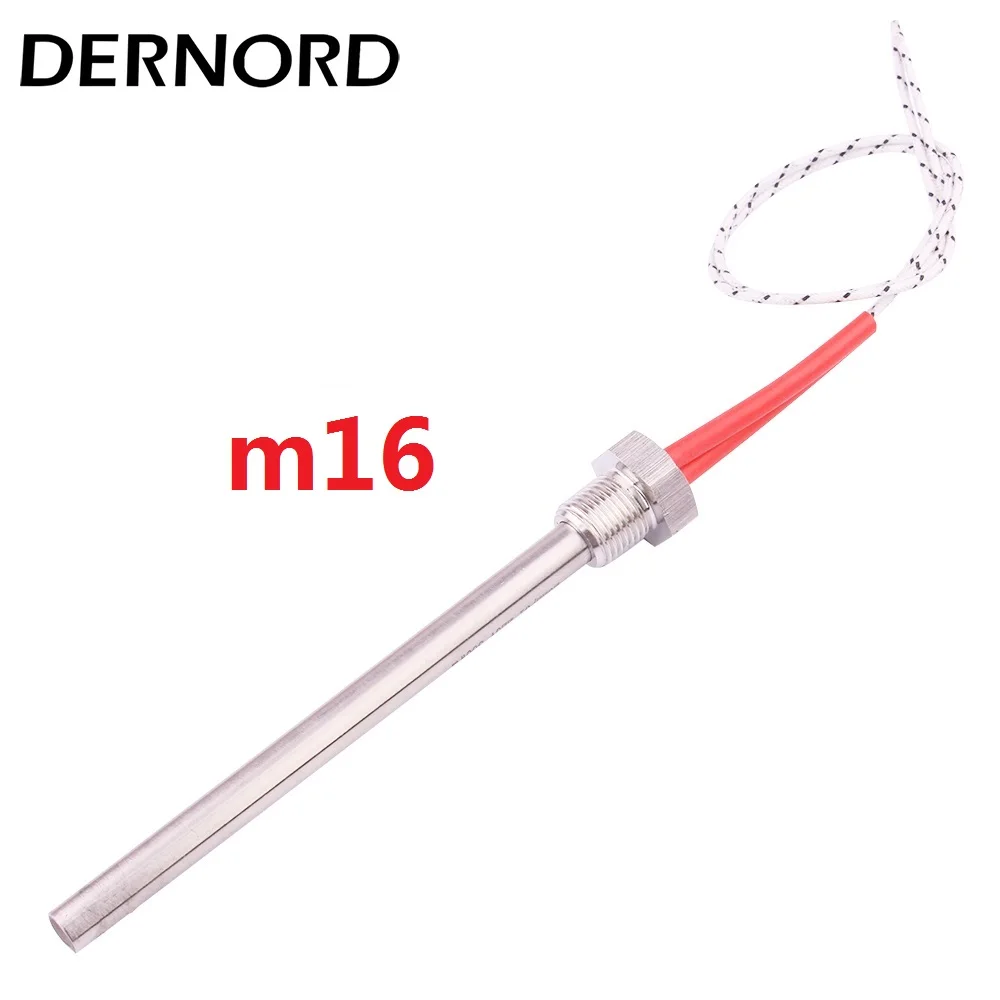 DERKm D-Résistance au chauffage pour cheminée, gril, poêle, allumage à granulés, chauffage tubulaire électrique, 220V, 300W, 350W, m16