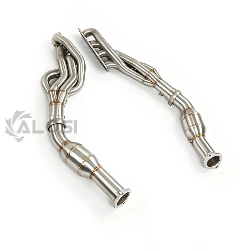 Stainless Steel Strip Catalytic Exhaust Manifold With Heat Insulation Layer for Dodge Ram1500 TRX  Durango SRT  6.2L V8