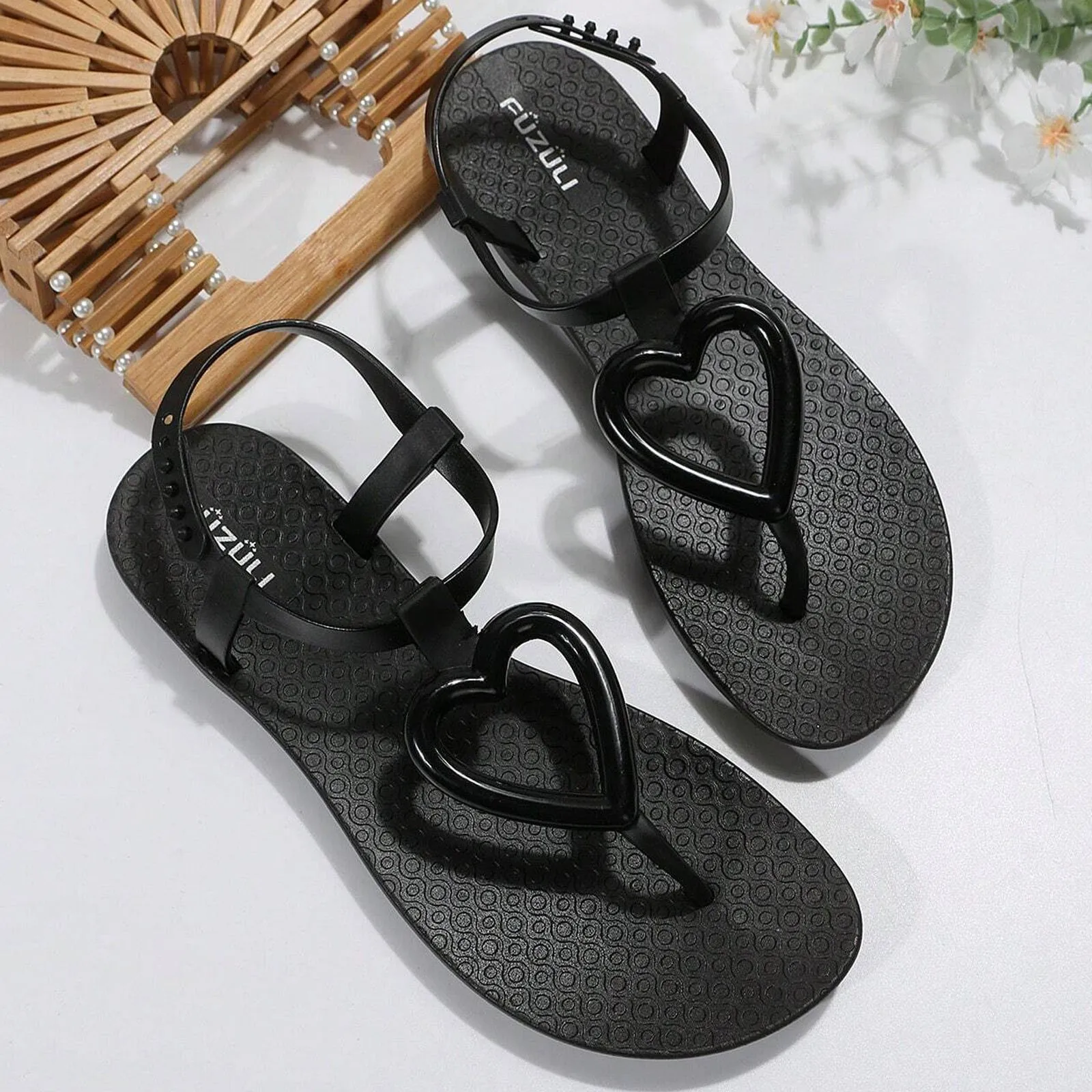 الروماني الصنادل كليب تو الوجه يتخبط النساء الصيف 2023 جديد الحب صندل مسطح كلية نمط المفتوحة تو أحذية لينة Zapatos دي Mujer