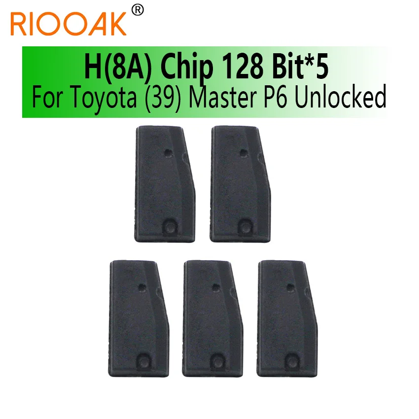 

5Pcs/Lot H 8A 128Bit Car Key Chip For Toyota (39) Master P6 Unlocked Blank Transponder Chip for Toyota Rav4 Camry (Aftermarket)