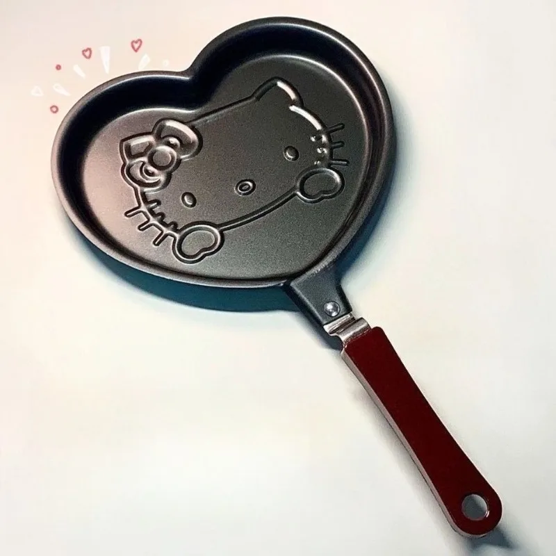 

Kawaii Hello Kitty Mini Frying Pan Flat Bottom Non Stick Pan Breakfast Fried Egg Kitchen Supplies Home Outdoor Camping Wholesale