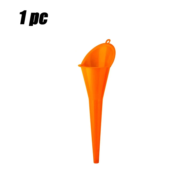 4 Stuks Auto Plastic Trechters Tanken Auto Lange Steel Trechter Benzine Olie Brandstof Vullen Tool Auto Voor Motorfiets Boerderij machine Trechter
