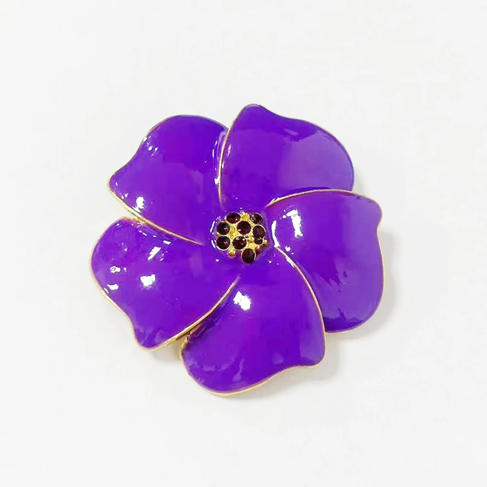 Delta Sigma Theta Purple violet brooch