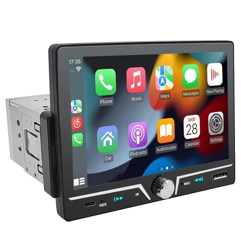 

7001CP 7inch single spindle in-car wired carplay 1din car radio mp5 player android auto mirror link car