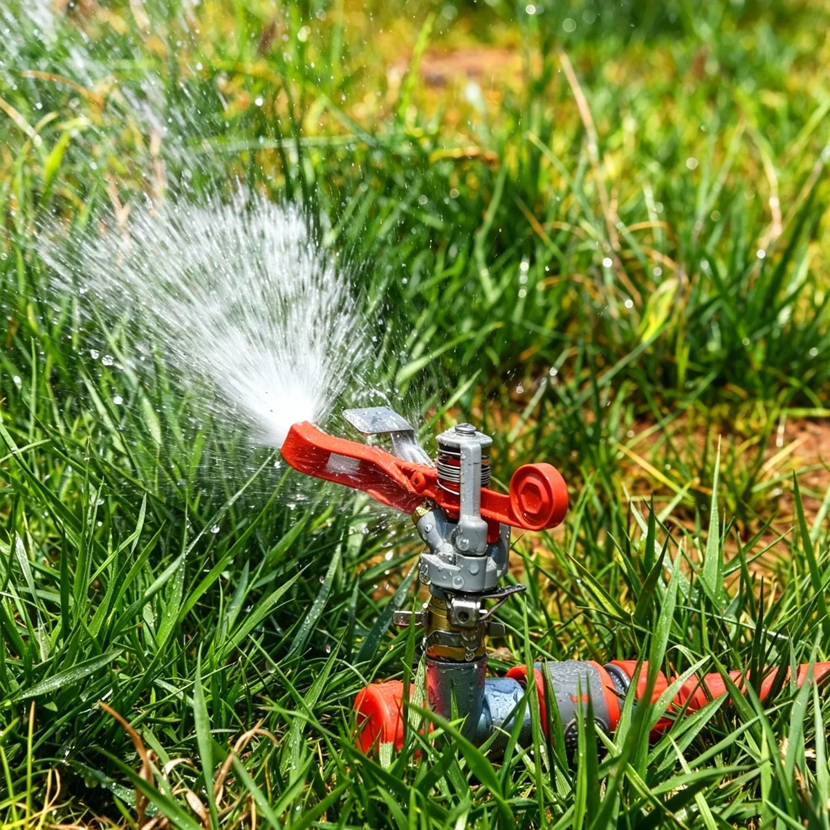 Automatic Rotating Water Sprinkler for Garden Lawn Irrigation 360 Degree Yard Coverage Sprayer Outdoor Plant Watering Tool