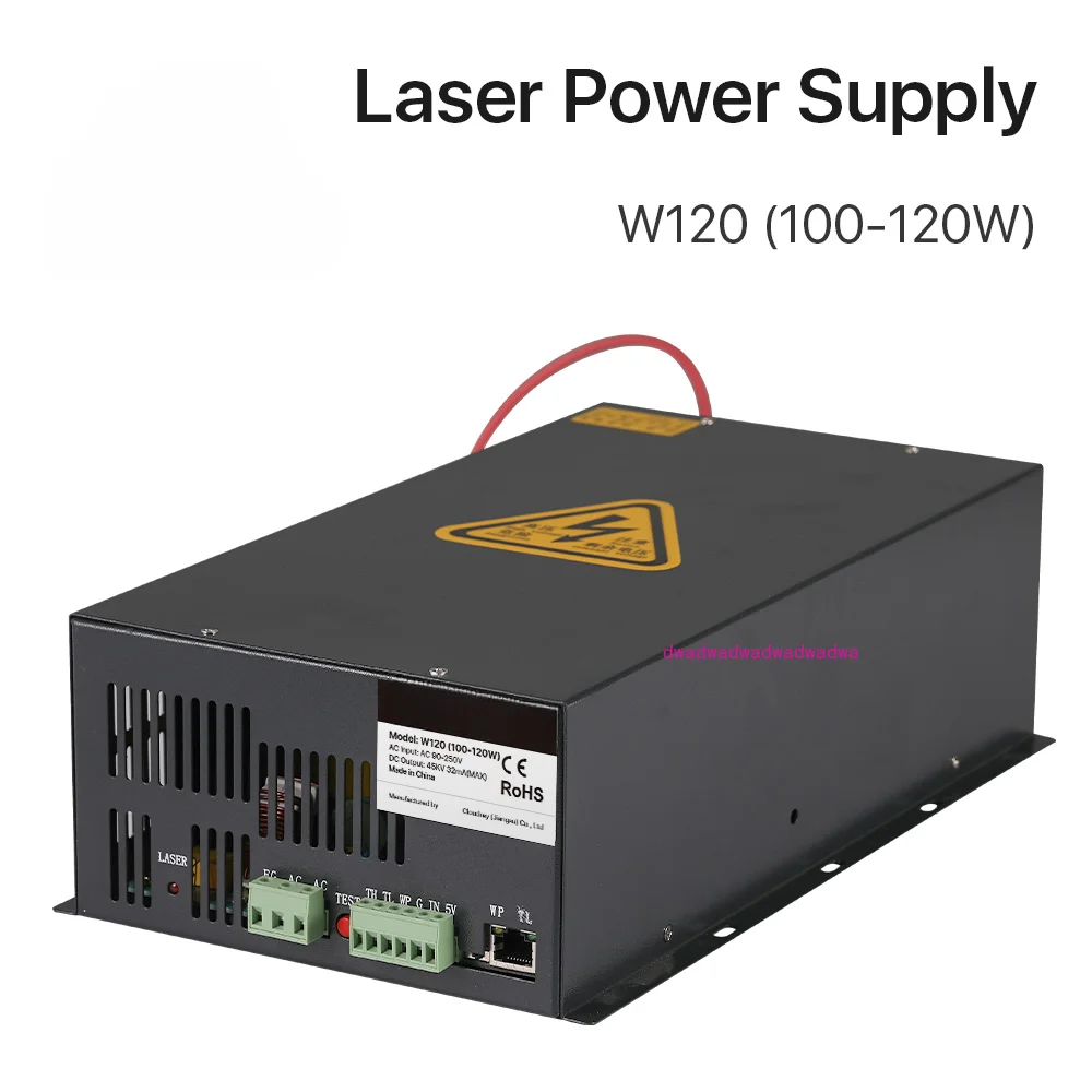 Cloudray 100-120W CO2 Laser Power Supply for CO2 Laser Engraving Cutting Machine W120 T / W Series