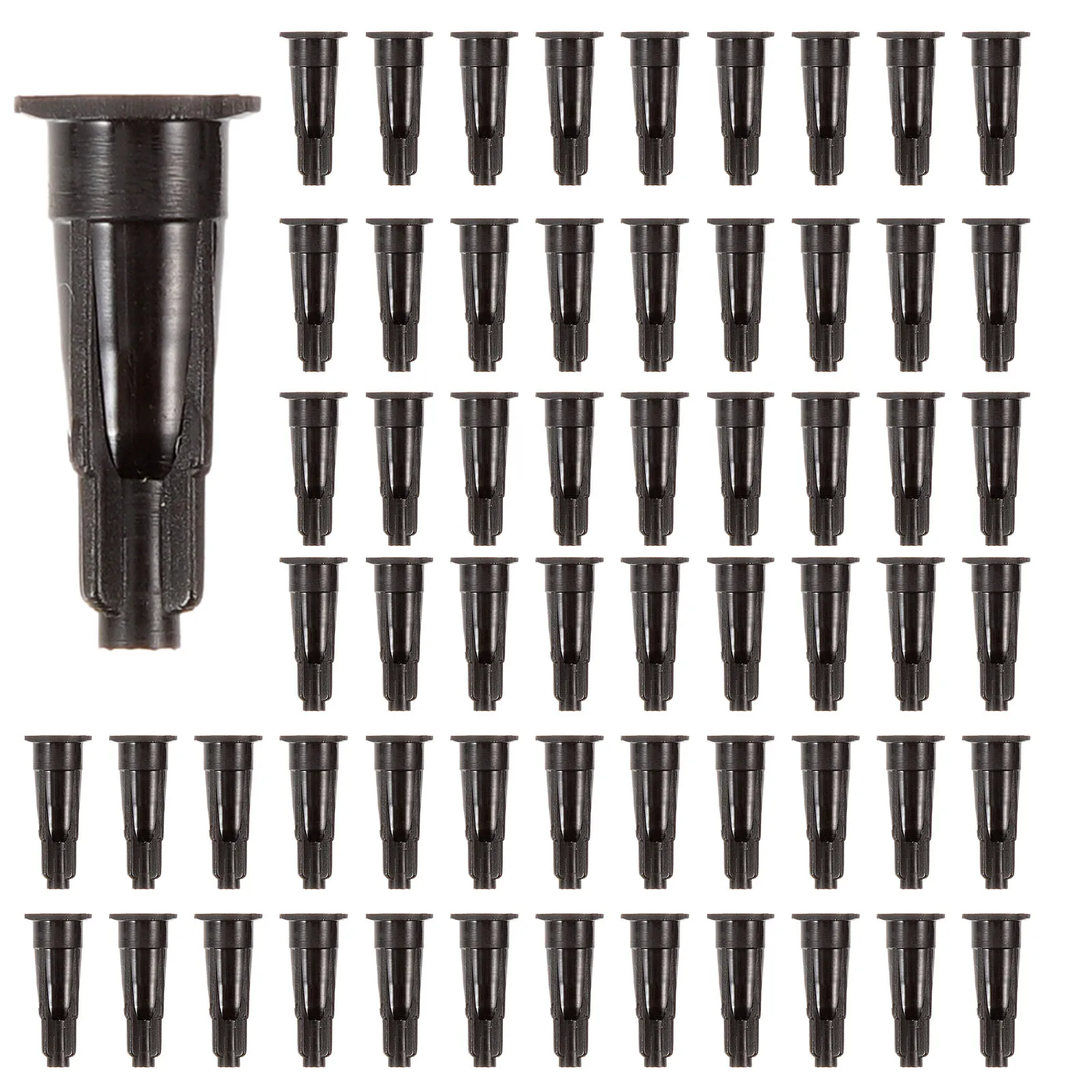 

250pcs Injector Caps Sealing Covers Anti Leak Syringe Cone Adapter Luer Lock Clog Dispensing Injector Needle Caps Needle Plug