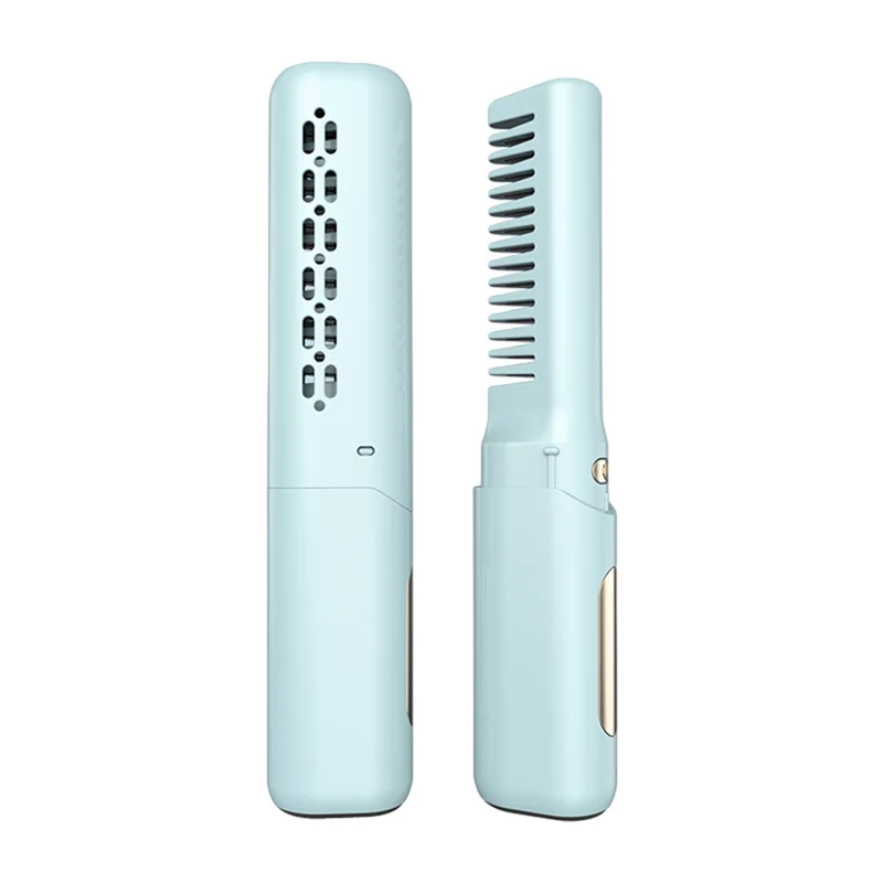 

Mini Hair Straightener Professional Quick Heated Electric Hot Comb Wireless Straightener -B-A77G