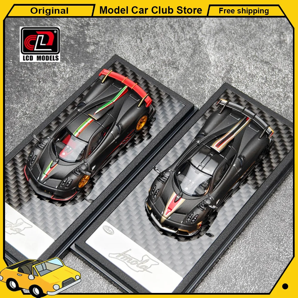 LCD Model 1:64 Scale Pagani Imola LCD64041-MBC Alloy Car Model Miniature Diecast Collection High-end Ornament Hobby Toys Gift