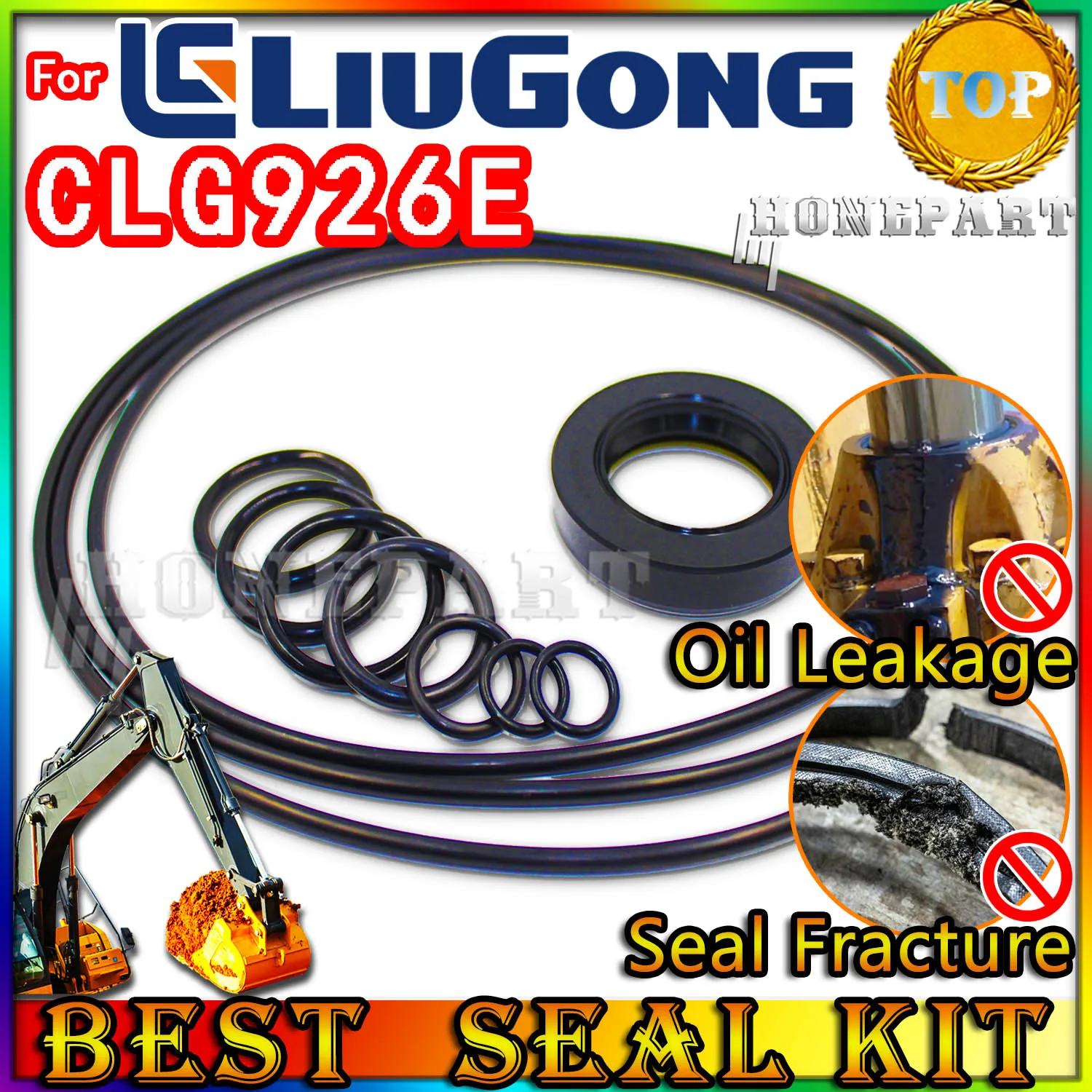 

Комплект для ремонта сальника экскаватора Liugong CLG926E, комплект для ремонта тяжелого главного экскаваторного оборудования, плавающие восстановленные детали