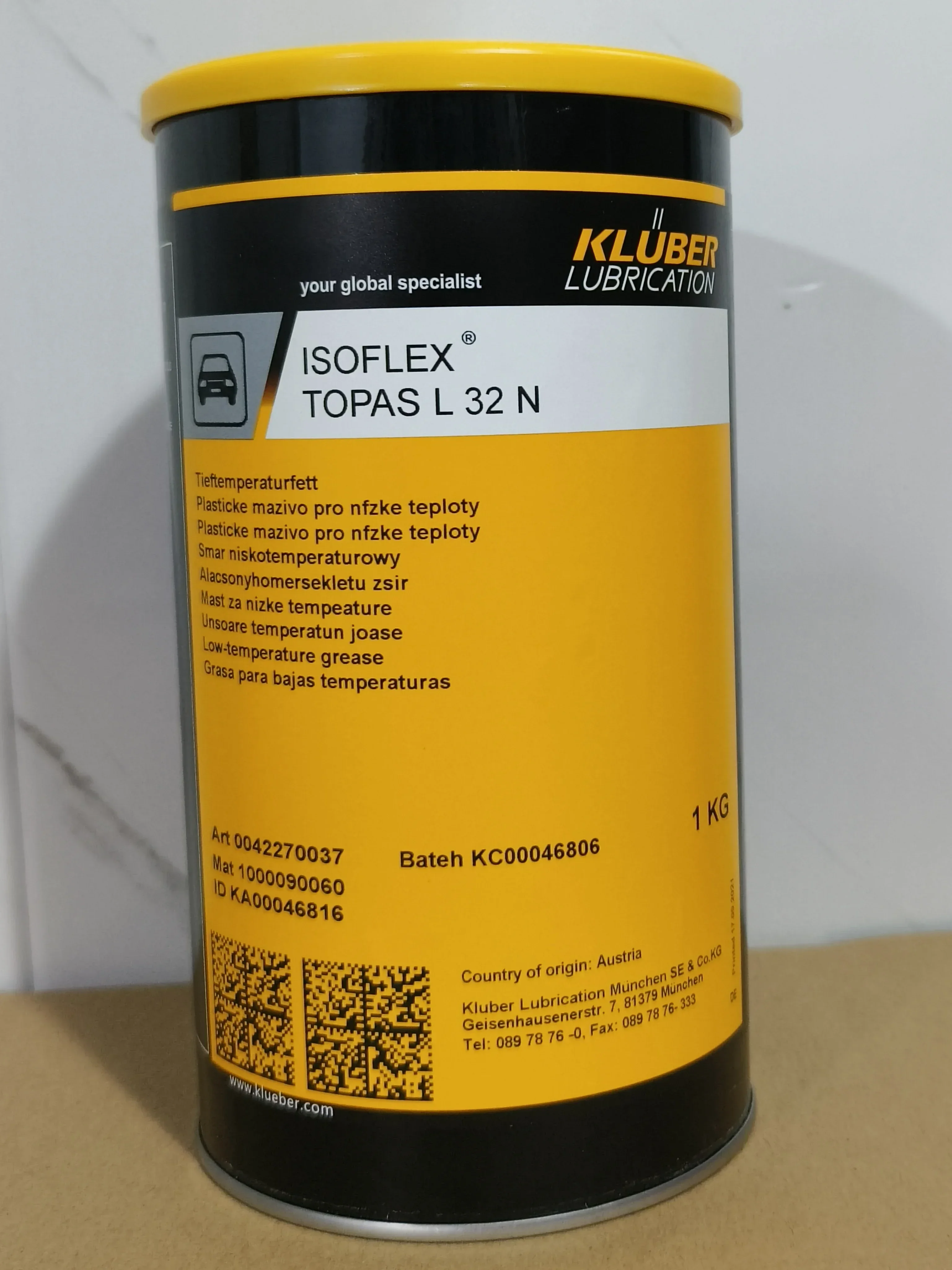 Bearing Grease Kluber Isoflex  NBU-12  L32  L32N   TA15/2  LDS 18