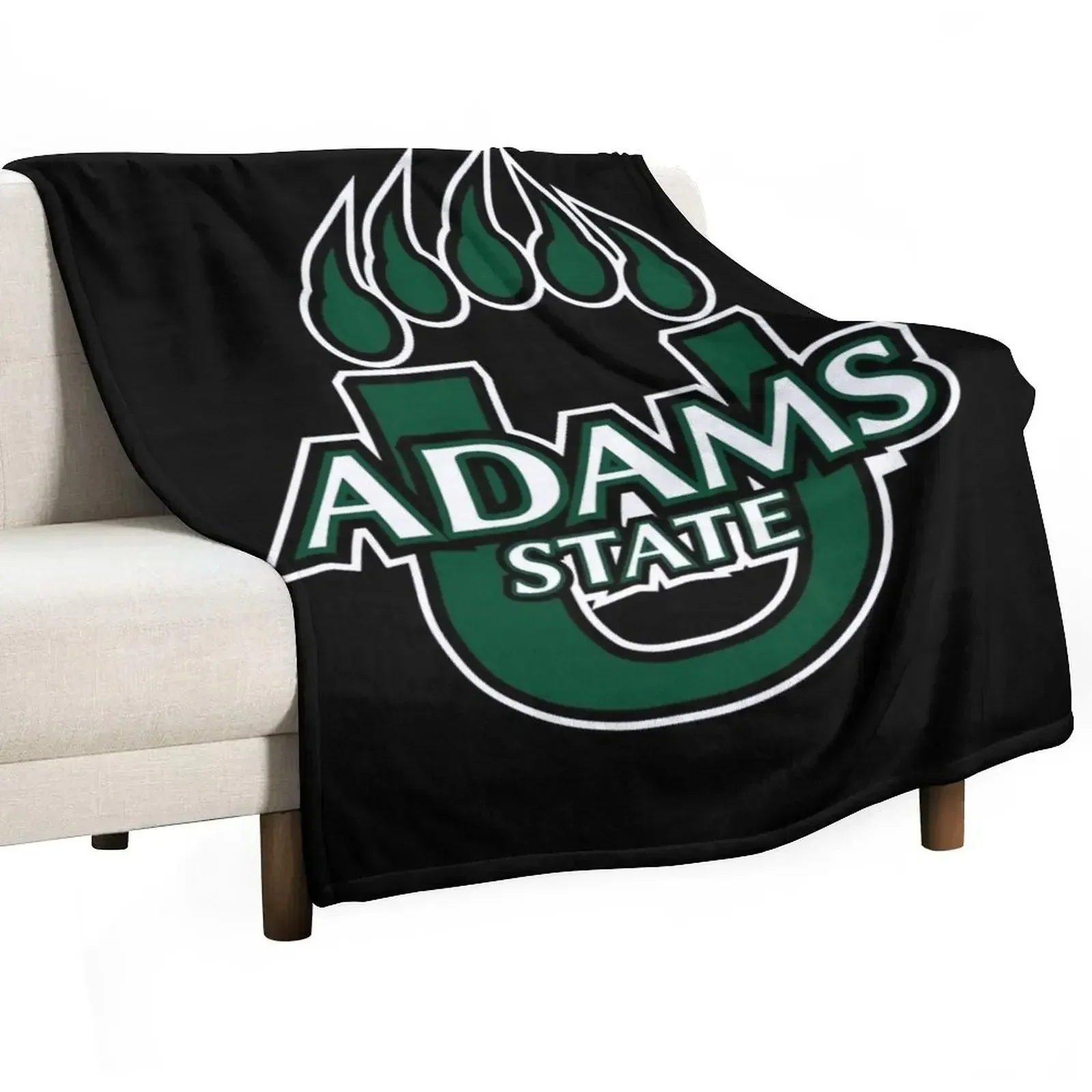 Adams State University Grizzlies logo Throw Blanket Soft Luxury Extra Large Throw Blankets