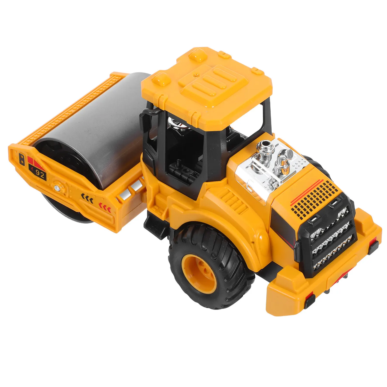 Realistic Construction Truck Set: Excavator & Bulldozer for Indoor Outdoor Sand Play, Engineering Toy for Kids