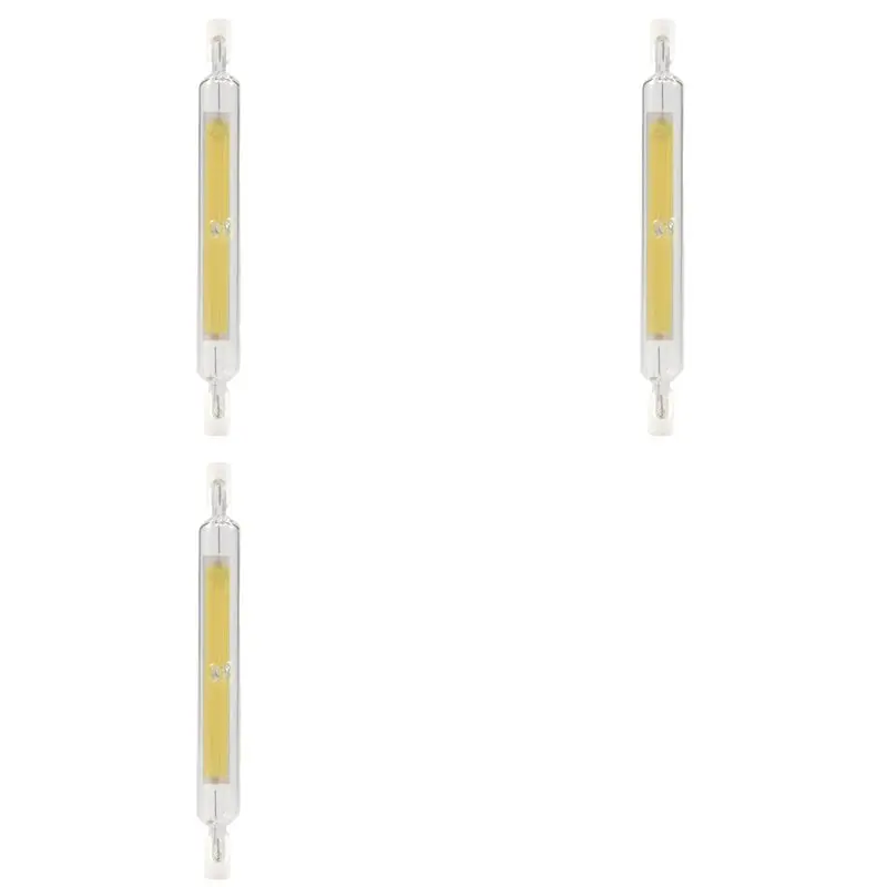 

Светодиодные лампы ABBP-3X R7S COB 10W 118мм с регулируемой яркостью, замена галогенных ламп - холодный белый свет 220В