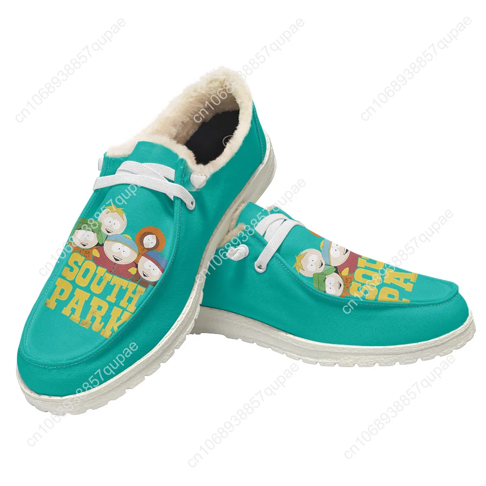 

South Park Anime Comedy Plush Casual Shoes Flat Shoe Retro Men Woman Breathable Casual Lightweight Footwear Custom Made Shoe