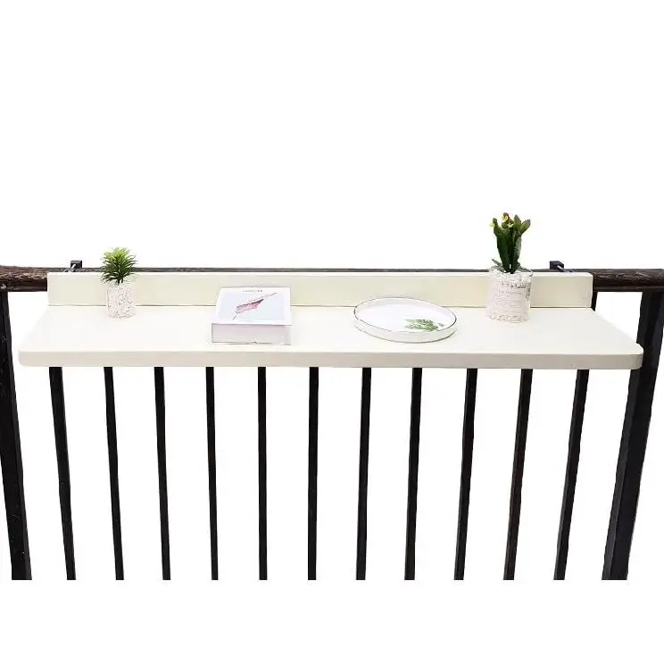 

Desk Black bedside fixed hanger wall hanging decoration balcony small spreader table