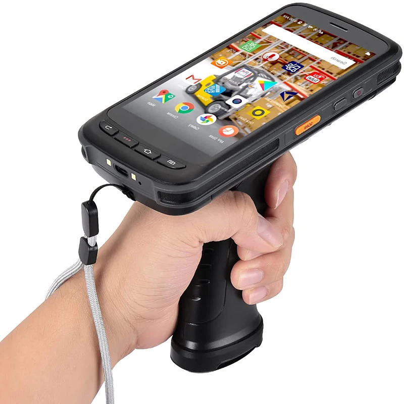 Android 13.0 Barcode Scanner Handheld  Rugged PDA 4+64G Mobile Terminal IP65 Waterproof WiFi 4G GPS WiFi for Data Collection