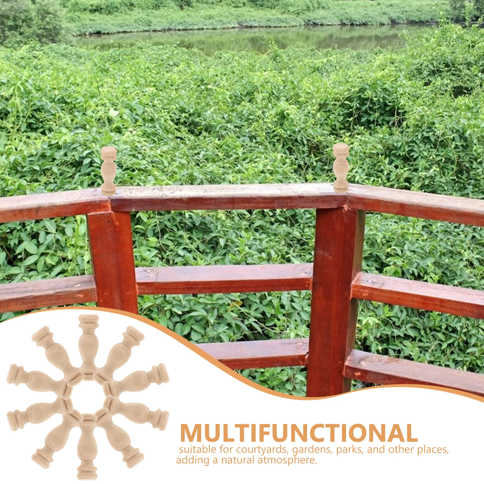 Рисунок 5 - римские стойки из цельного дерева