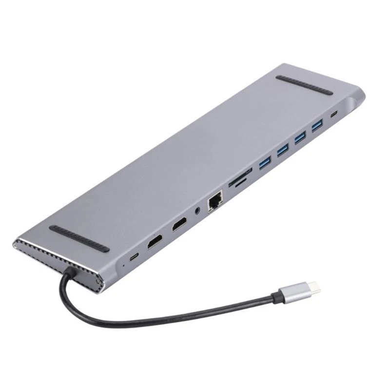 

31BA Portable Type C Hub с портами USB3.0 для домашних офисов USB C Hub 3,5 мм+USB-C