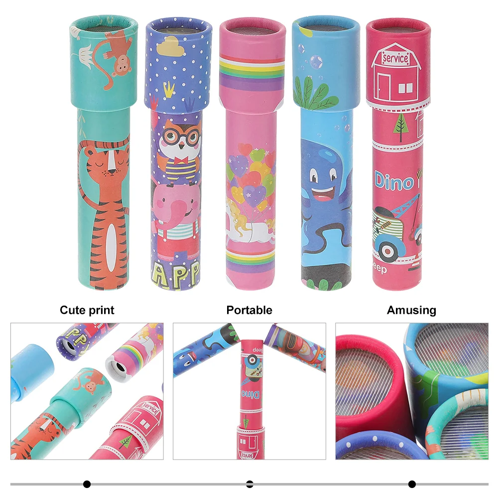 8 Pcs Kaleidoscope Classic Toys Bulk Favors for Kids Plaything Interesting Gift Bag Child