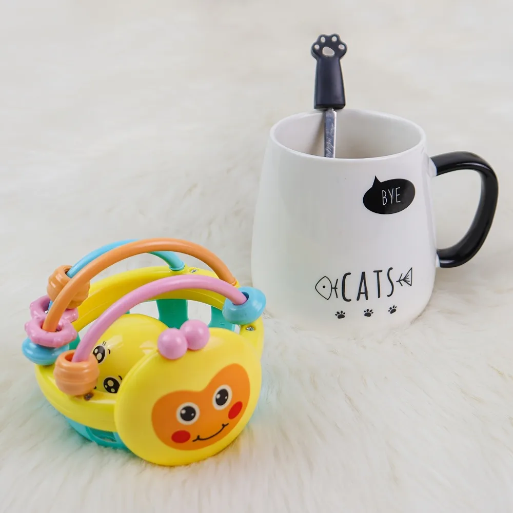 طفل لينة ألعاب التسنين الوليد التعليمية المبكرة الحسية عضاضة حشرجة الموت اللمس اليد استيعاب الكرة تطوير لعبة الكرة الرضع لعبة #4