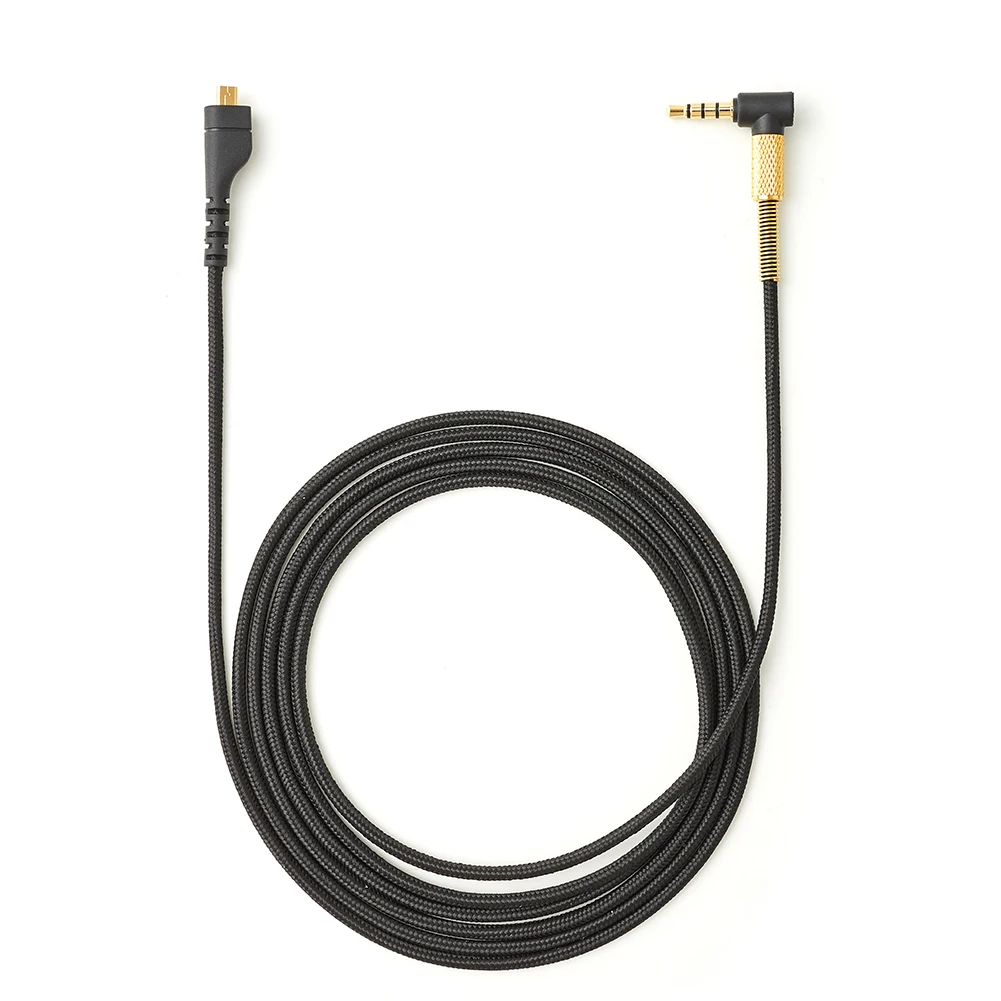 Cable trenzado Micro USB de 3,5mm AUX, cable de extensión de audio para auriculares para juegos de 2m, repuesto para SteelSeries Arctis 3 5 7 Pro