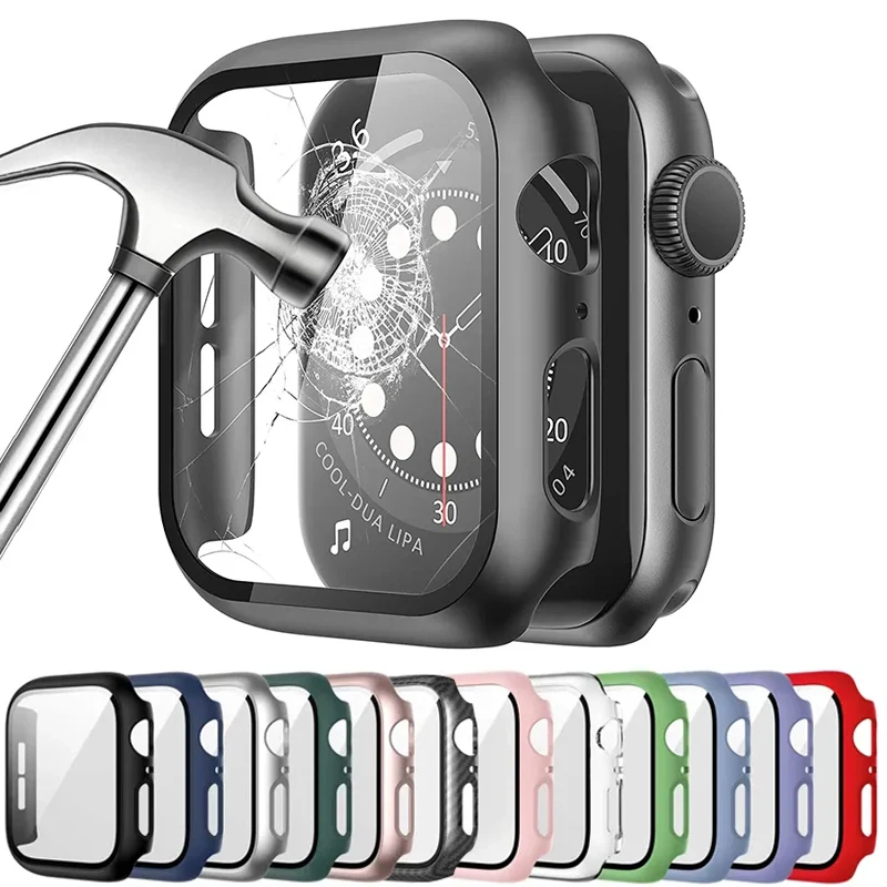 ป้องกันหน้าจอสําหรับ Apple Watch Ultra 9 8 7 เต็มรูปแบบสําหรับ iwatch Series 49 มม.45 มม.41 มม.44 มม.40 มม.42 มม.38 มม.