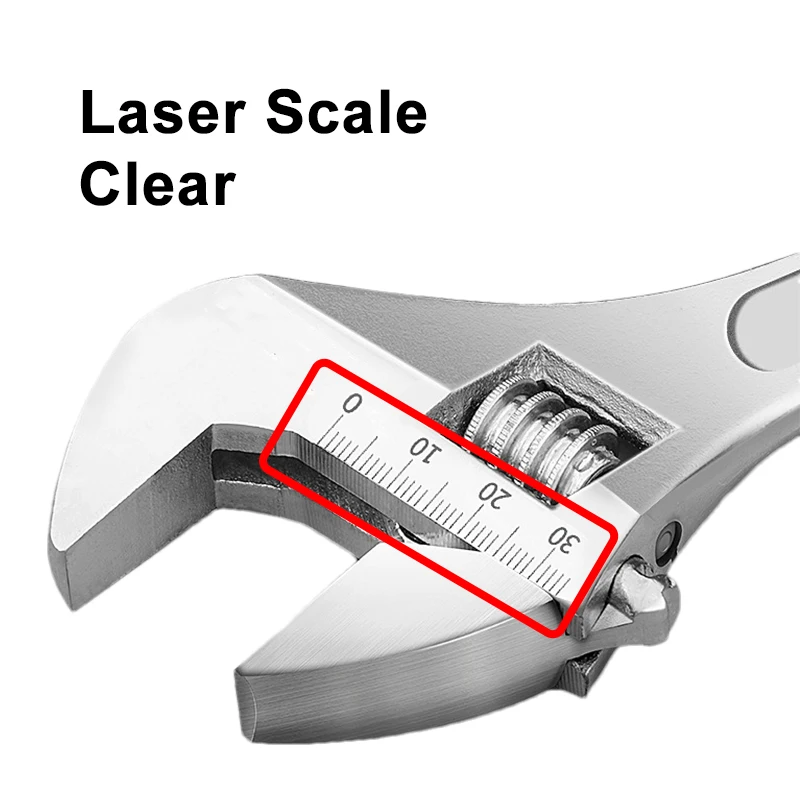Adjustable Wrench Tool Universal Wrench Multi-Function Large Opening Small Wrench